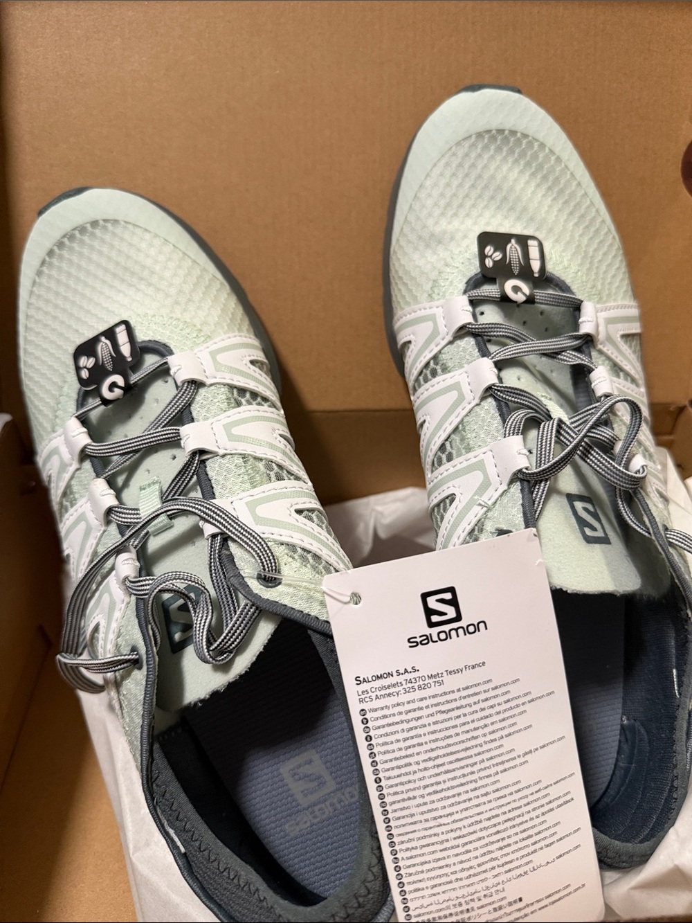 Salomon Crossamphibian Swift 2 Water Shoes - Mint Green and Gray - Picture 4 of 4